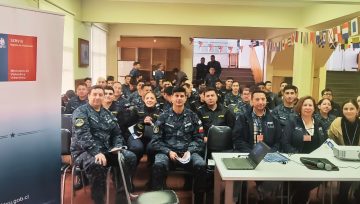SERVIU en colaboración con BIENVALP orientó a Dotación de BASAERO